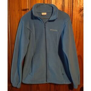 Columbia Sportswear women’s full zip jacket blue fleece size medium